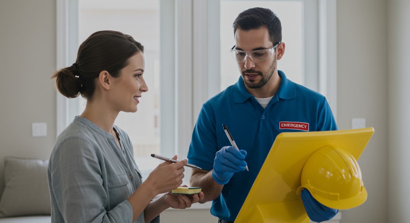 Emergency Cleaning Technician Consultation