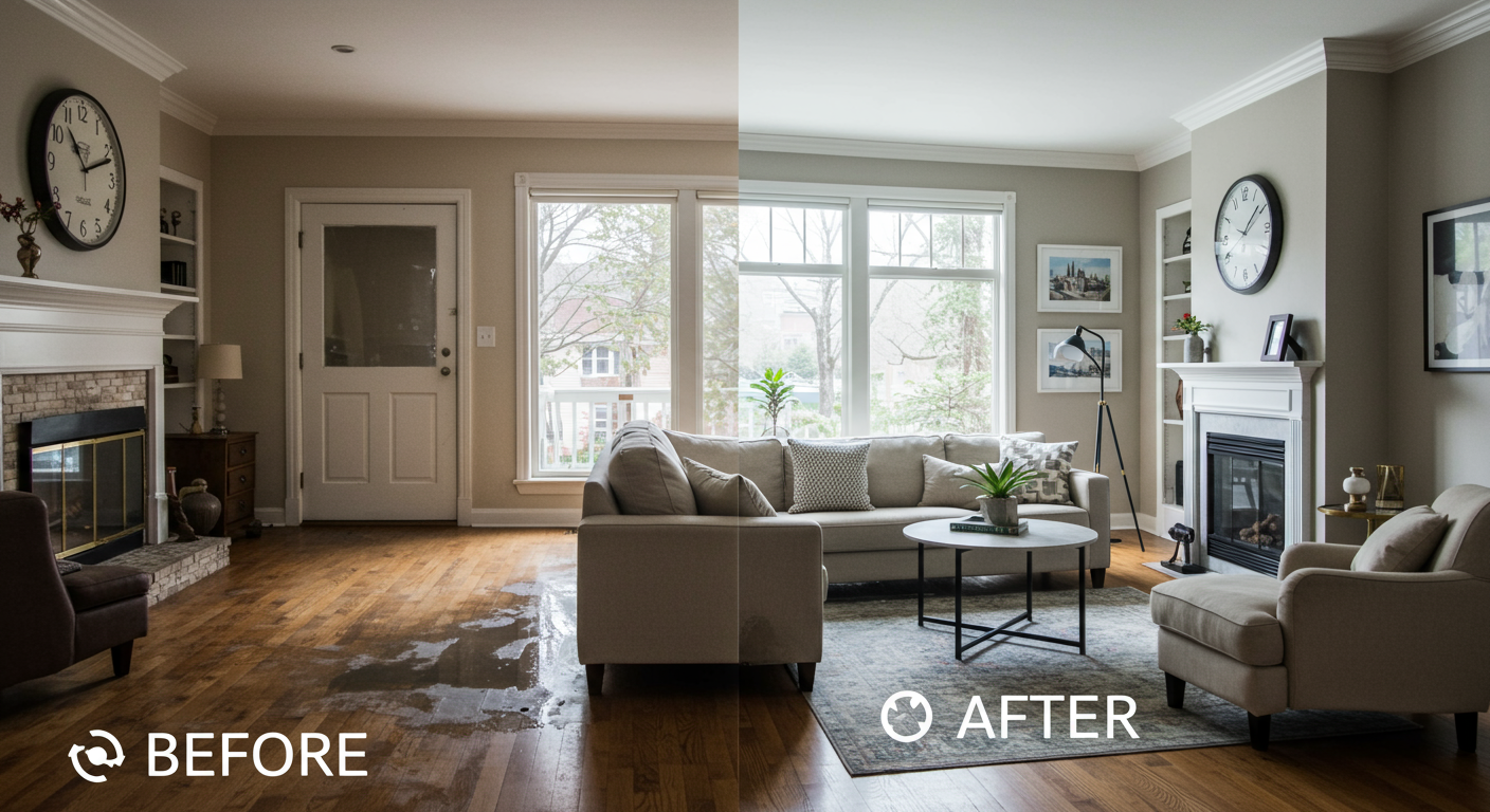 Before-and-After Restoration Comparison