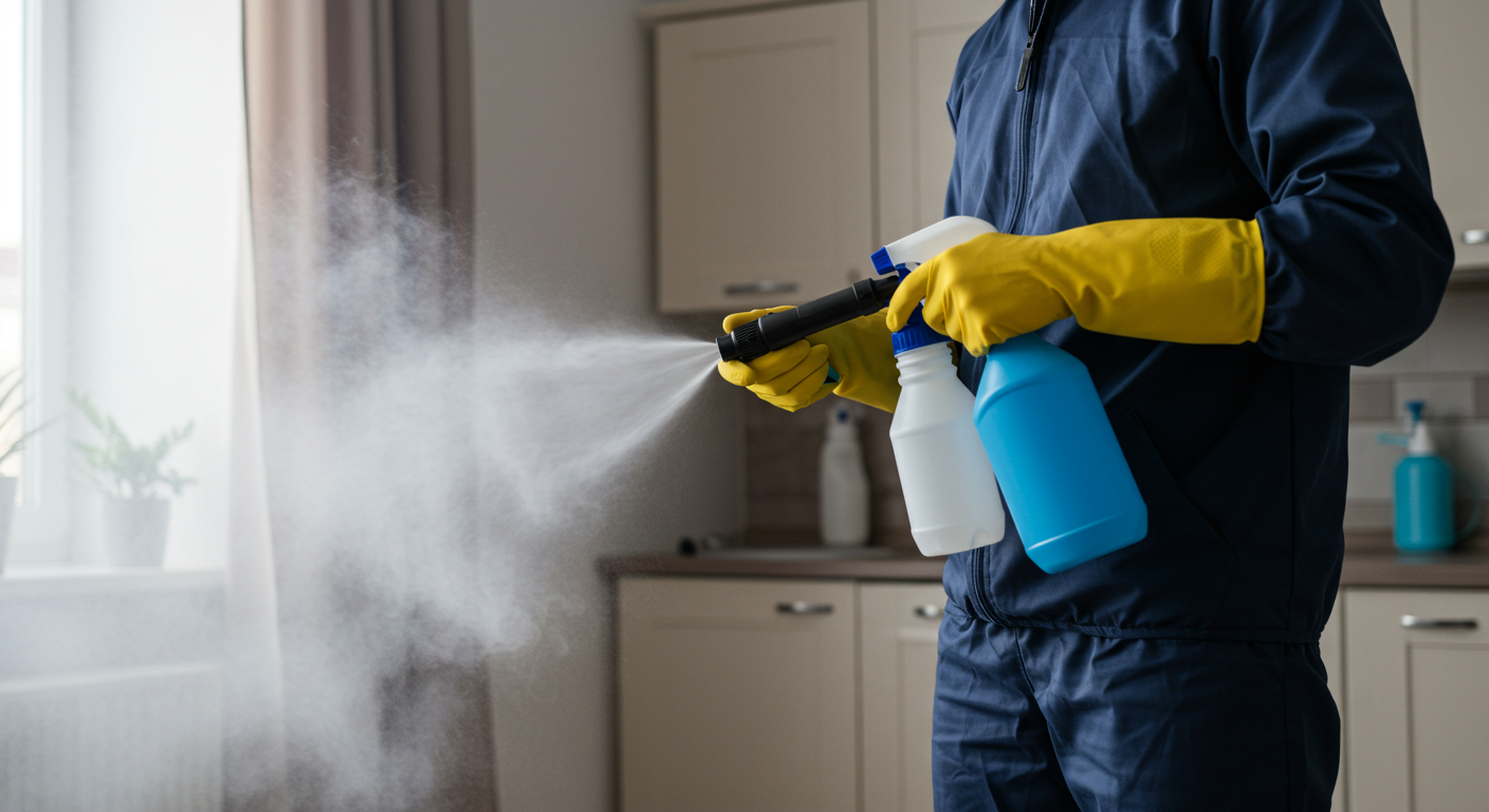 Disinfection Process in Action