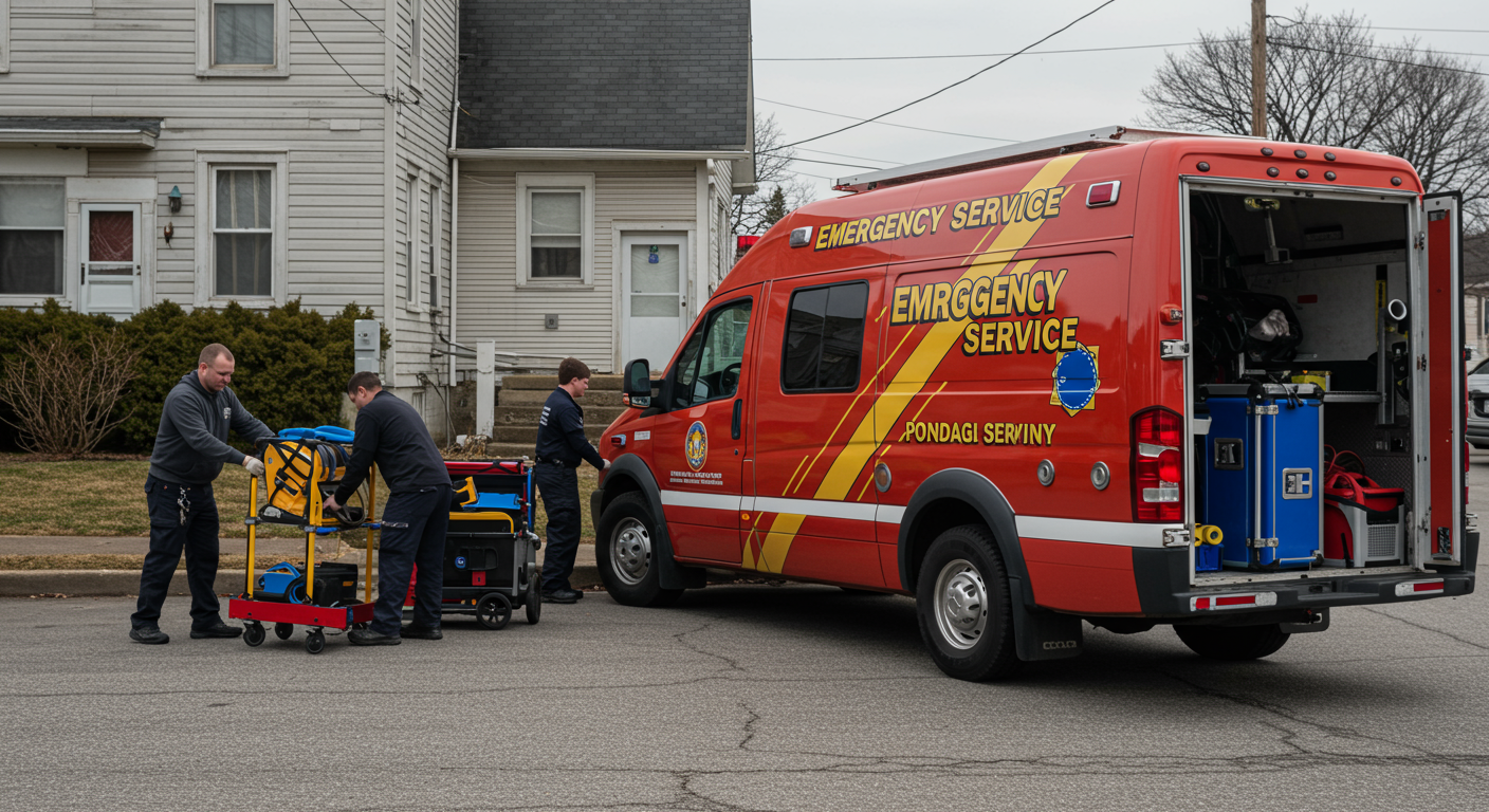 Emergency Cleaning Team in Action