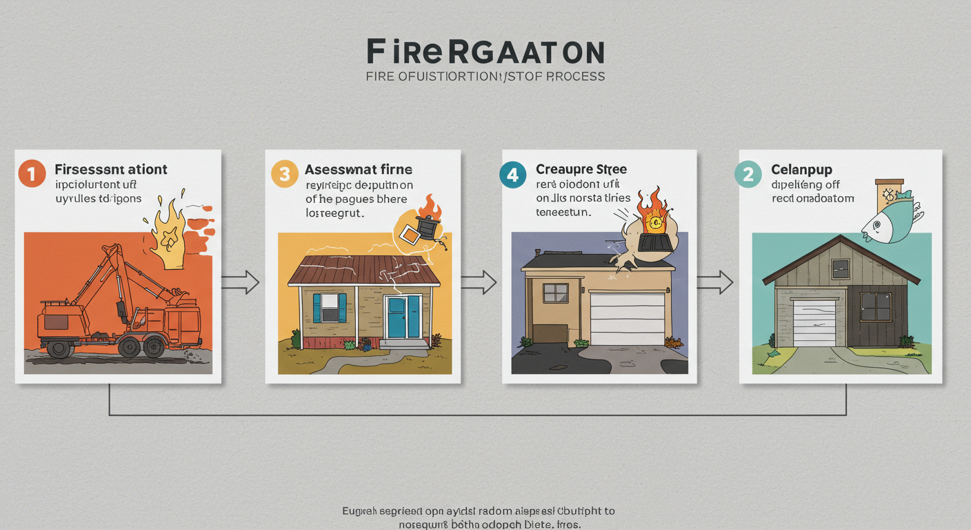 Fire Remediation Process Infographic